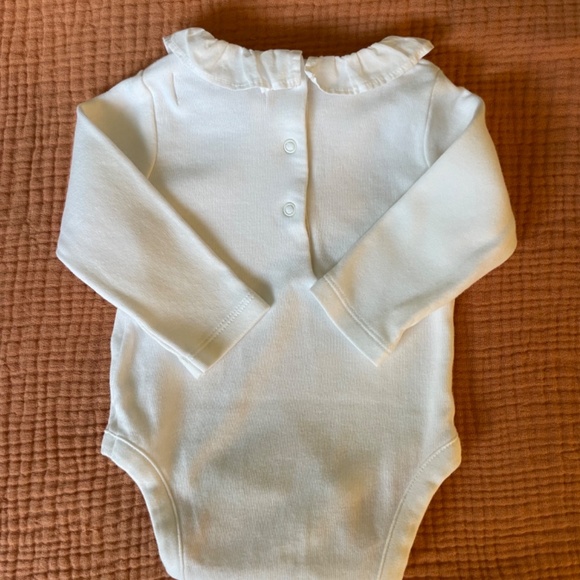 New Bodysuit with Embroidery collar Baby Girl 0-3M - Picture 4 of 6